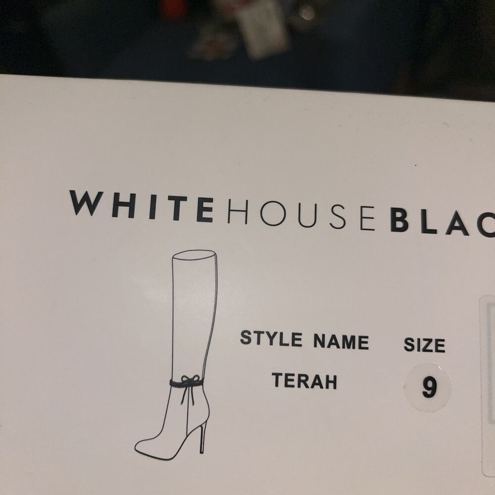 White House Black Market Terah Knee High Suede Boots size 9M - Picture 10 of 11